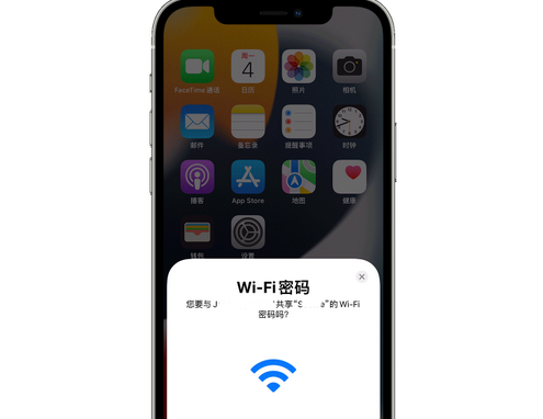 龙门镇苹果15维修店分享iPhone15如何共享Wi-Fi密码 